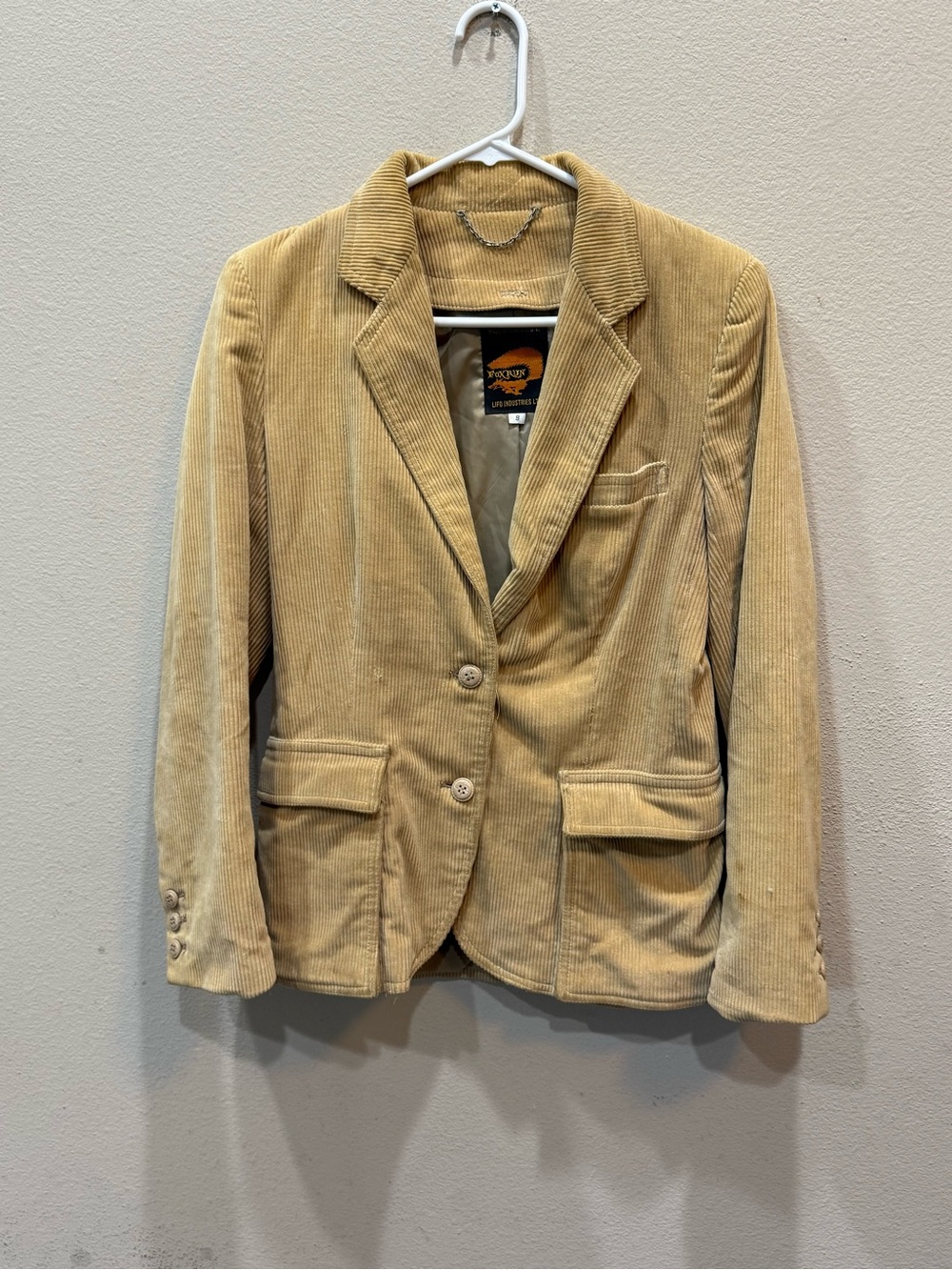 Vintage Fox Run Corduroy Blazer Jacket